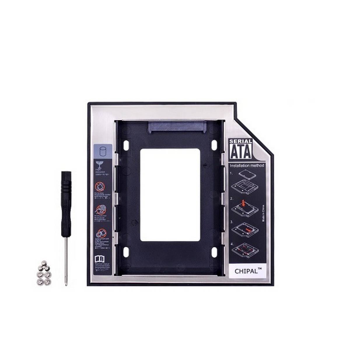 Universal SATA 3.0 2nd HDD Caddy 9.5mm for Laptop Universal SATA 3.0 2nd HDD Caddy 9.5mm for Laptop